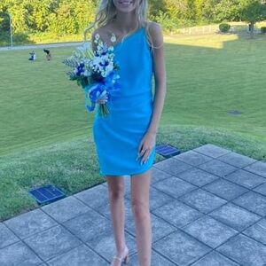 Blue HOCO dress